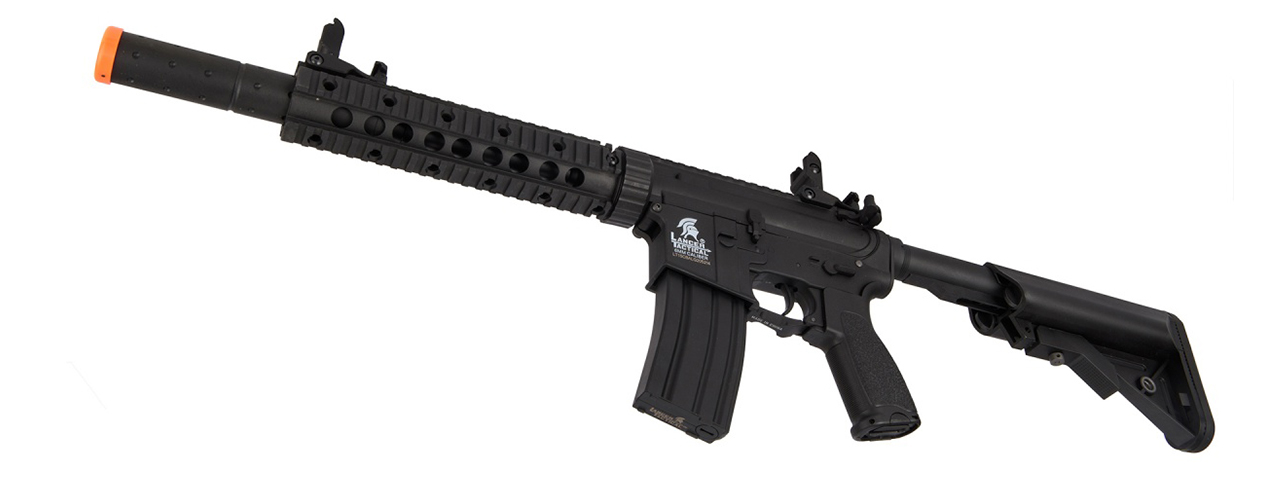 Lancer Tactical Gen 2 M4 SD Carbine Airsoft AEG Rifle with Mock Suppressor (Black)(No Battery and Charger) - Click Image to Close