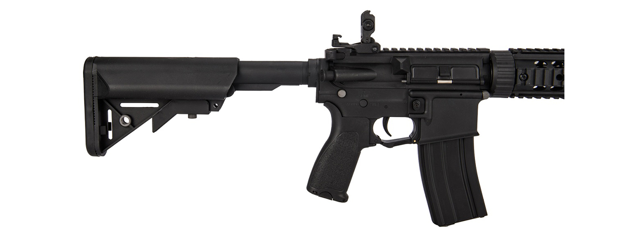 Lancer Tactical Gen 2 M4 SD Carbine Airsoft AEG Rifle with Mock Suppressor (Black)(No Battery and Charger)