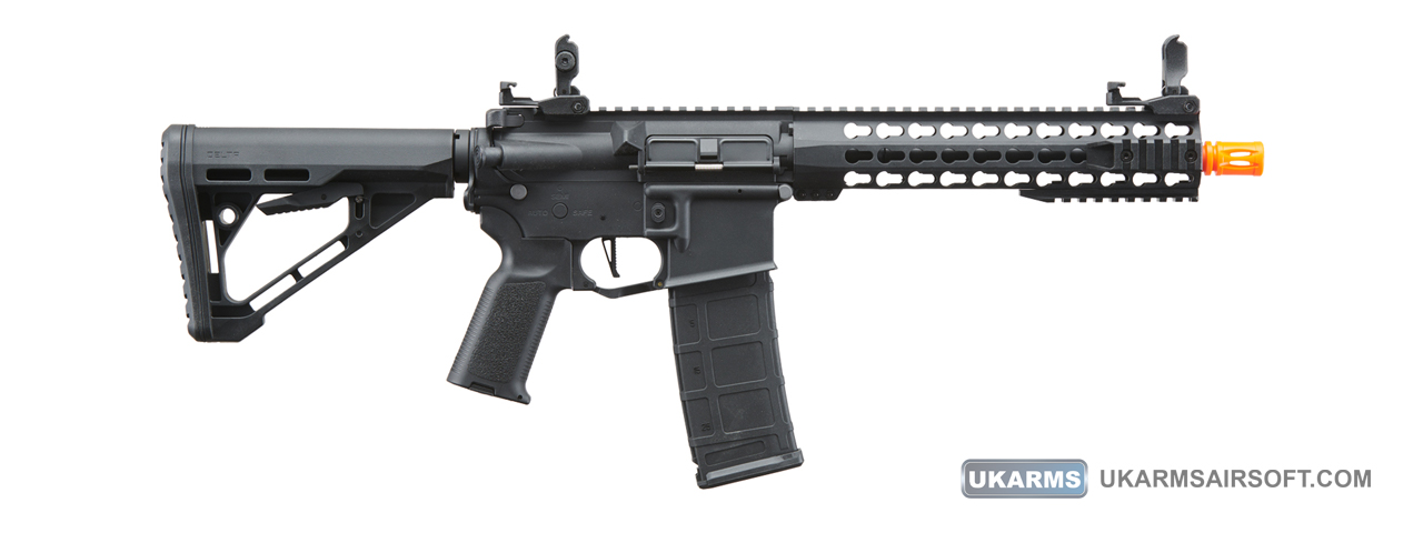 Lancer Tactical Gen 3 10" KeyMod M4 Carbine Airsoft AEG Rifle with Delta Stock (Color: Black)