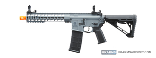 Lancer Tactical Gen 3 10" KeyMod M4 Carbine Airsoft AEG Rifle with Delta Stock (Color: Grey)