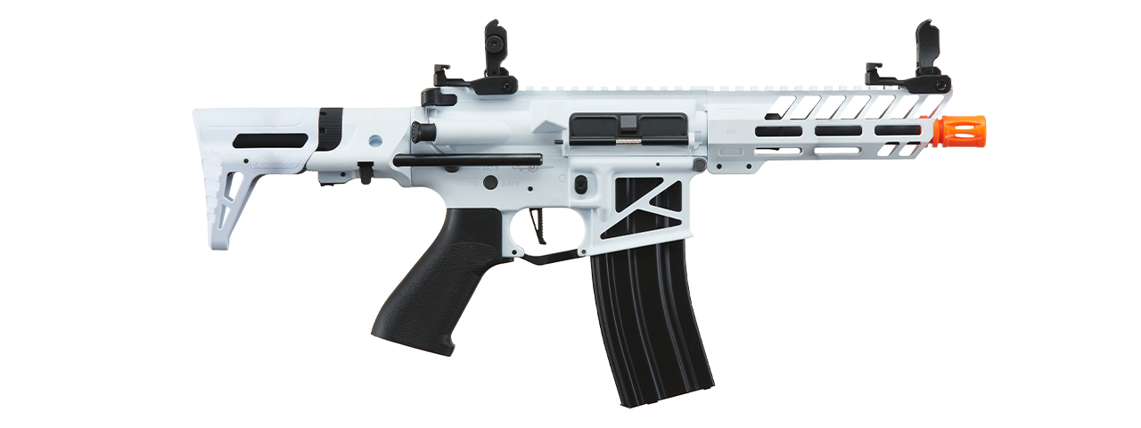 Lancer Tactical ProLine NEEDLETAIL PDW Skeleton AEG Low FPS (Color: White/Black)