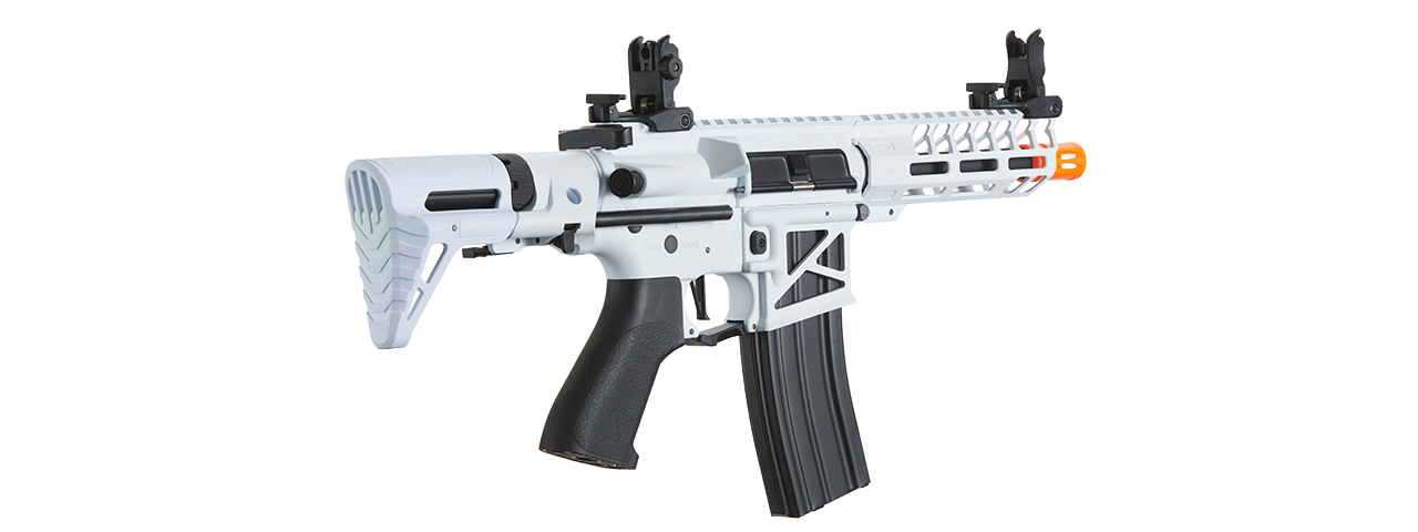 Lancer Tactical ProLine NEEDLETAIL PDW Skeleton AEG Low FPS (Color: White/Black)