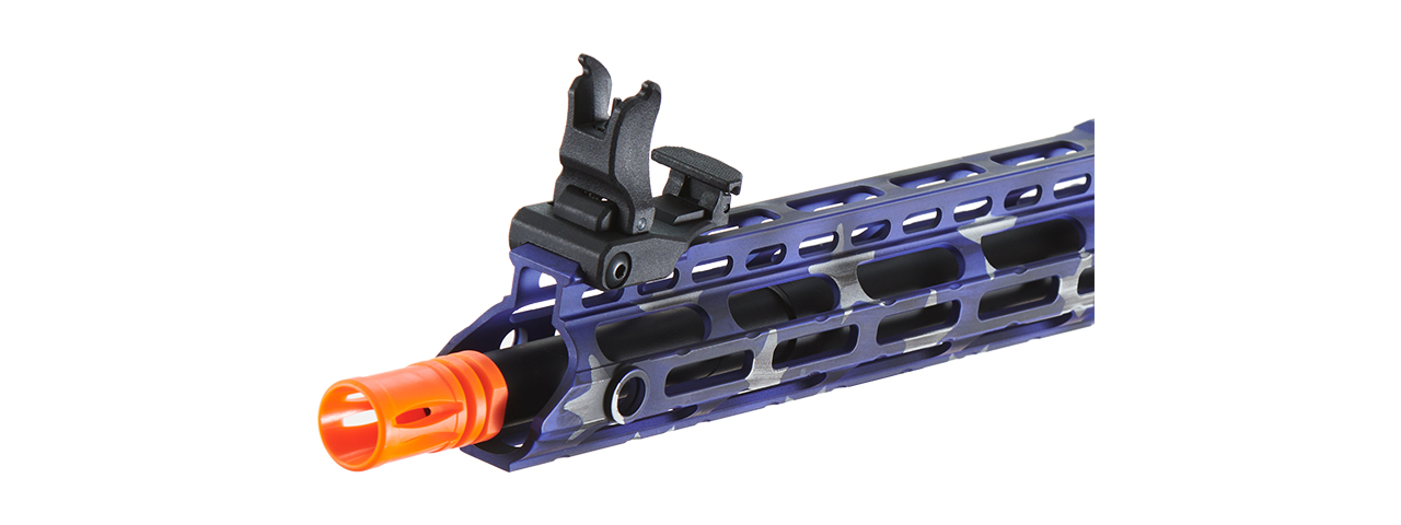 Lancer Tactical Enforcer BLACKBIRD AEG Rifle w/ Alpha Stock (Cerakote Color: Stars & Stripes)