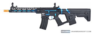 Lancer Tactical Enforcer BLACKBIRD Skeleton AEG w/ Alpha Stock [LOW FPS] (BLACK/BLUE)