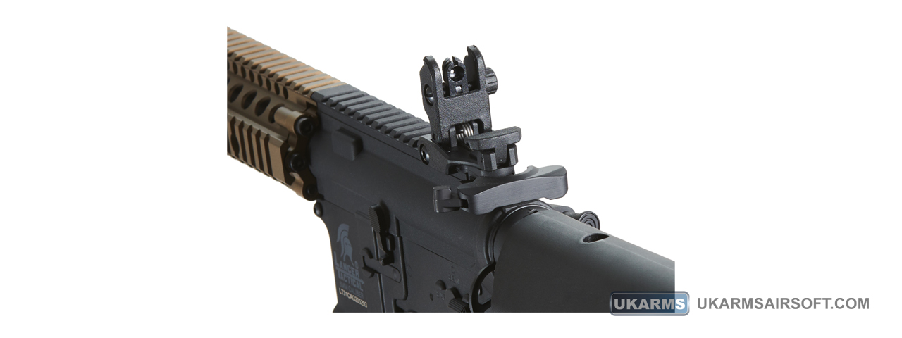 Lancer Tactical Gen 2 Raider M4 Airsoft AEG Rifle (Color: Black & Tan) - Click Image to Close
