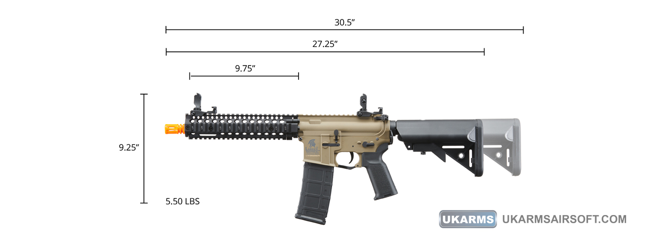 Lancer Tactical Gen 2 Raider M4 Airsoft AEG Rifle (Color: Two-Tone) - Click Image to Close