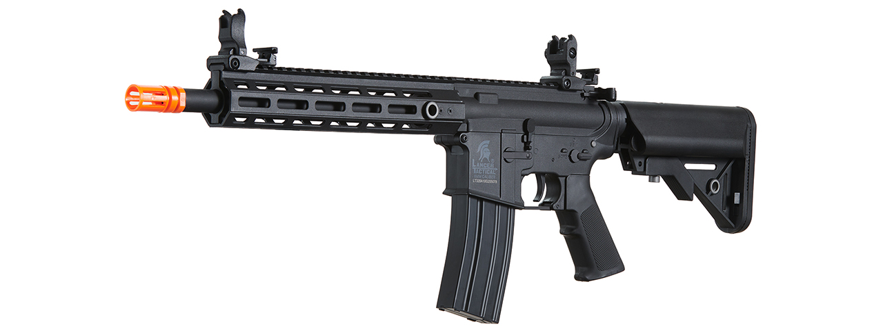 Lancer Tactical Gen 2 Hellion M-LOK 10" Airsoft M4 AEG (Color: Black) (Battery and Charger Included) - Click Image to Close