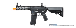 Lancer Tactical Gen 2 Hellion M-LOK 7" Airsoft M4 AEG (Color: Black & Silver)(Battery and Charger Included)