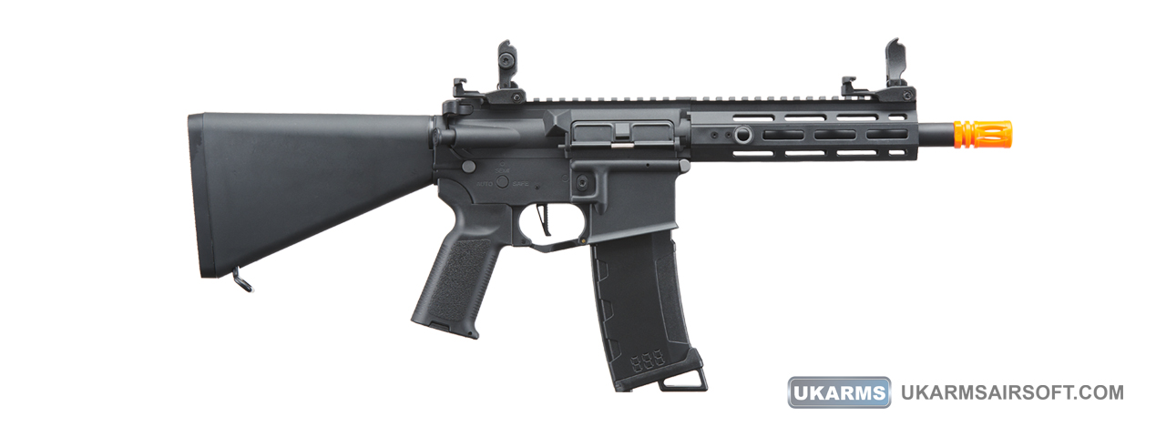 Lancer Tactical Gen 3 Hellion 7" M-LOK Airsoft AEG Rifle w/ Stubby Stock (Color: Black)