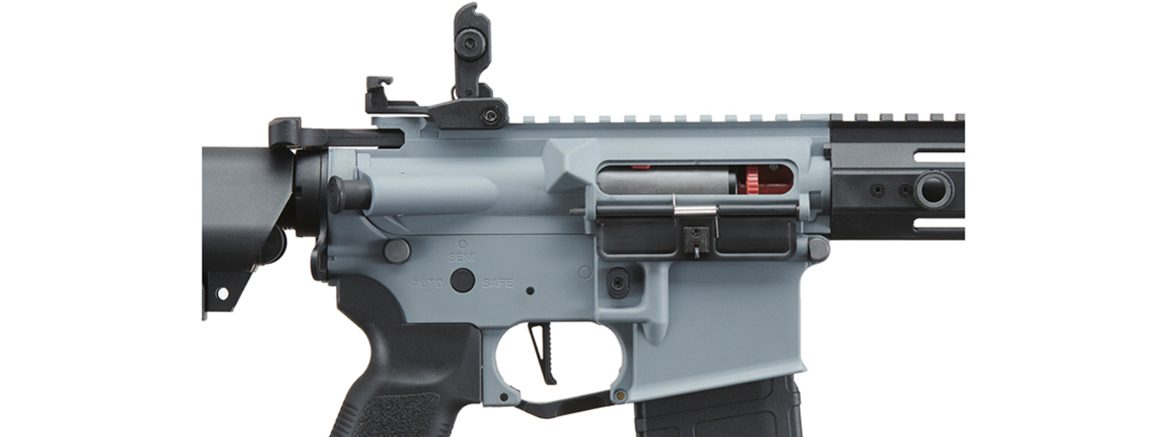 Lancer Tactical Gen 2 Hellion M-LOK 7" Airsoft M4 AEG Core Series (Color: Grey & Black)(No Battery and Charger)