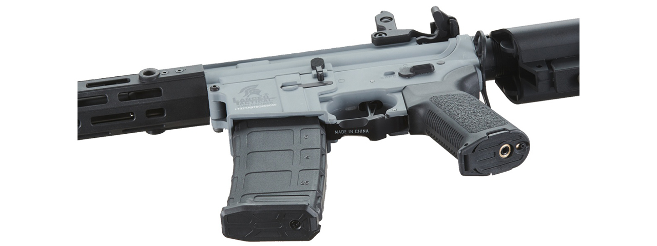 Lancer Tactical Gen 2 Hellion M-LOK 7" Airsoft M4 AEG Core Series (Color: Grey & Black)(No Battery and Charger)