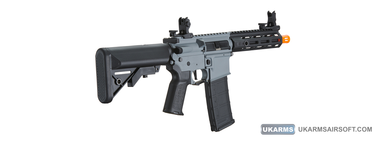 Lancer Tactical Gen 2 Hellion M-LOK 7" Airsoft M4 AEG (Color: Grey & Black)(Battery and Charger Included)