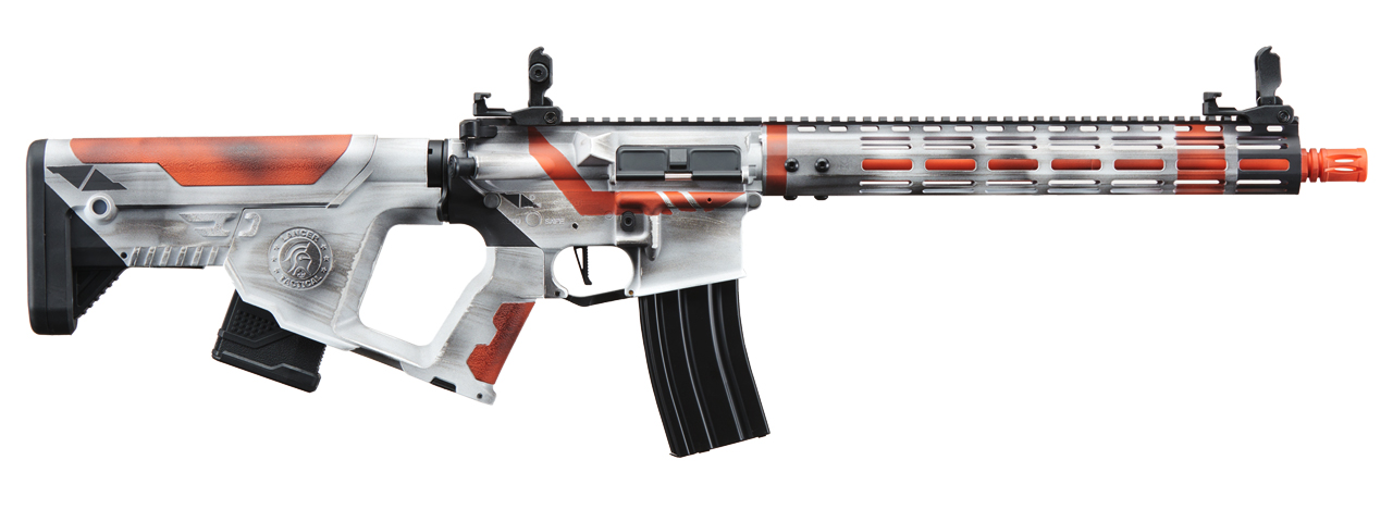 Lancer Tactical Archon 14" M-LOK Proline Series M4 Airsoft Rifle w/ Alpha Stock (Cerakote Color: Asiimov) - Click Image to Close