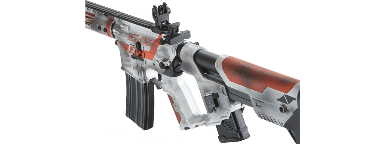 Lancer Tactical Archon 14" M-LOK Proline Series M4 Airsoft Rifle w/ Alpha Stock (Cerakote Color: Asiimov) - Click Image to Close