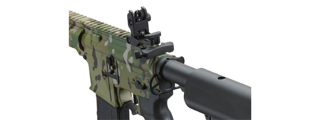 Lancer Tactical Viking 7" M-LOK Proline Series M4 Airsoft Rifle with Crane Stock (Color: Mult)