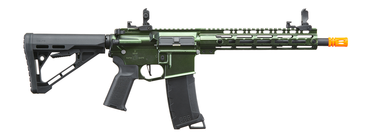 Lancer Tactical Gen 3 M-LOK 10" Airsoft M4 AEG with Delta Stock (Color: Hypershift Sunsets)