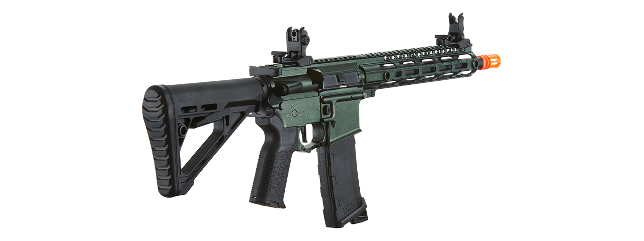 Lancer Tactical Gen 3 M-LOK 10" Airsoft M4 AEG with Delta Stock (Color: Hypershift Sunsets)