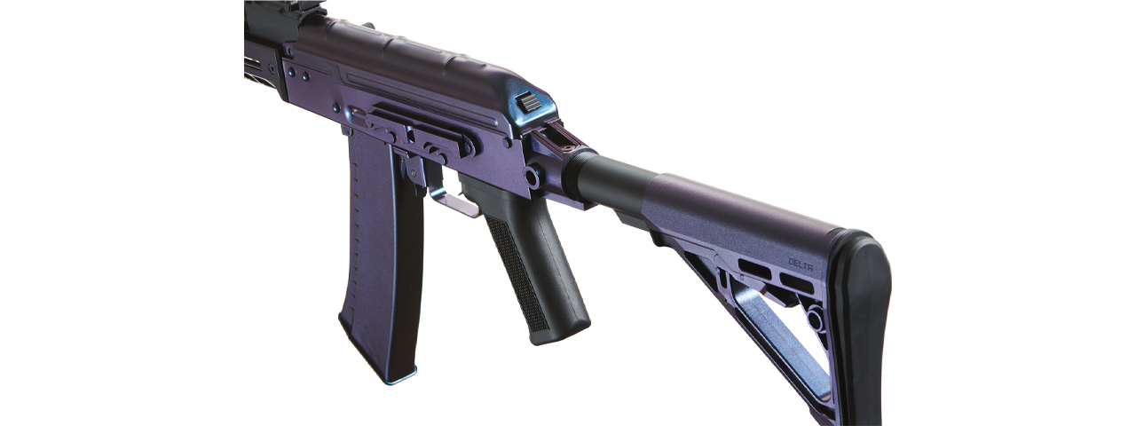 Lancer Tactical AK74 Full Metal Rifle w/ 10.5 inch M-LOK Handguard (Cerakote Color: Stringray)