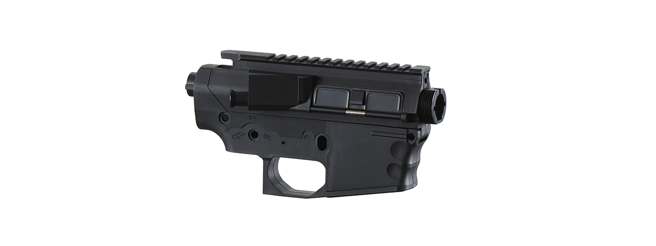 Lancer Tactical M4 AEG Plastic Upper & Lower Receiver (Black) - Click Image to Close