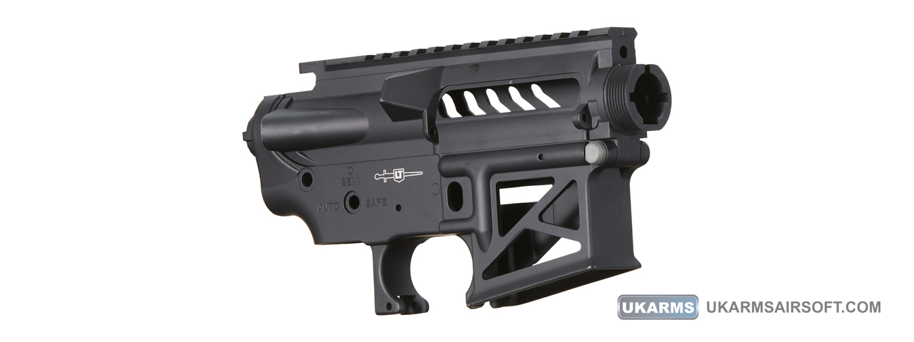 Lancer Tactical M4 AEG Full Metal Upper and Lower Receiver (Color: Black)