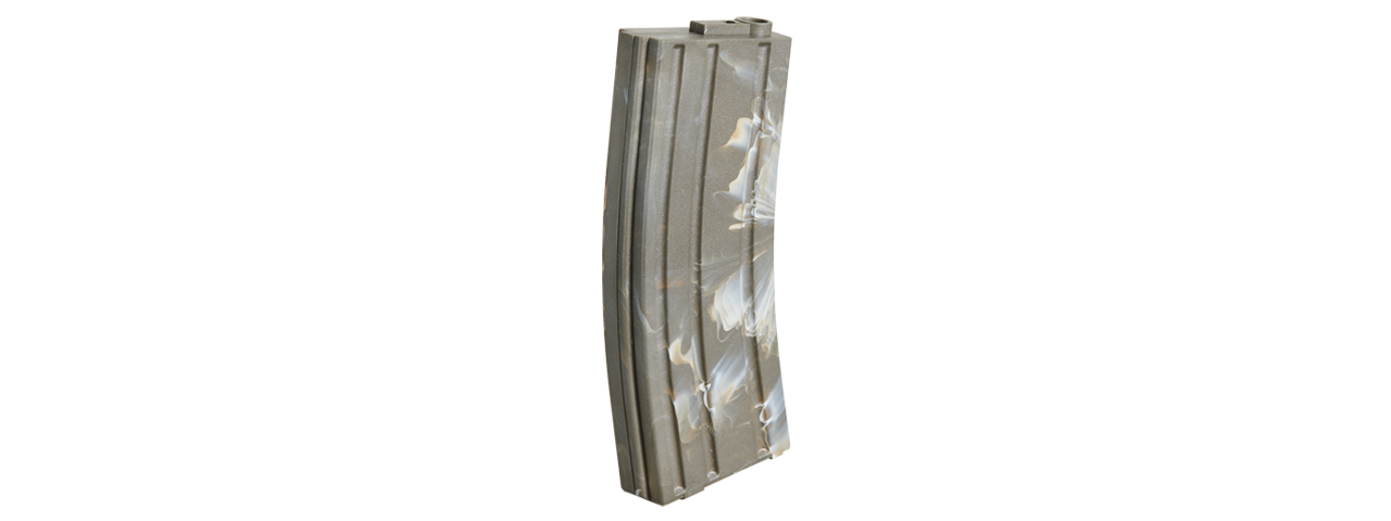 Lancer Tactical Metal Gen 2 120 Round Mid Capacity Airsoft Magazine for M4/M16 (Color: Marble)