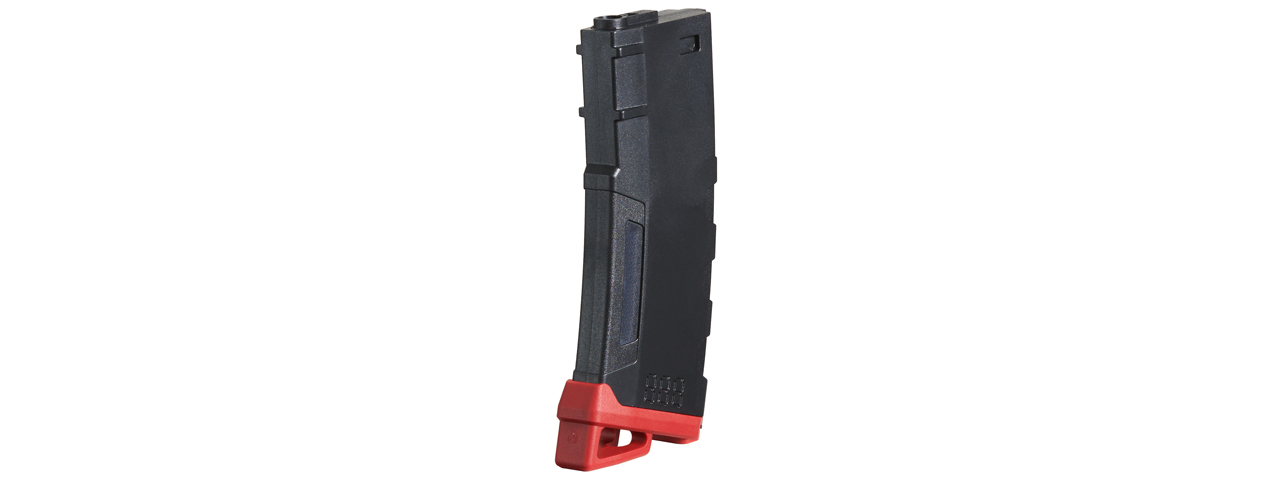 Lancer Tactical 140 Round High Speed Mid-Cap Magazine (Color: Black & Red)