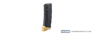 Lancer Tactical 140 Round High Speed Mid-Cap Magazine (Color: Black & Gold)