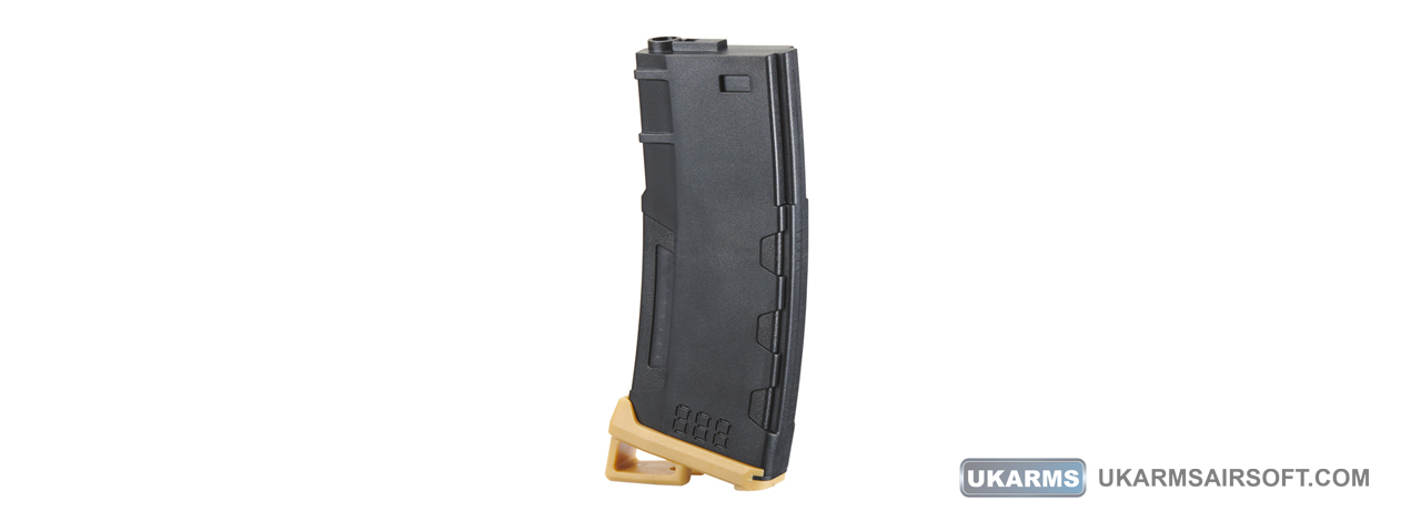 Lancer Tactical 140 Round High Speed Mid-Cap Magazine (Color: Black & Gold)