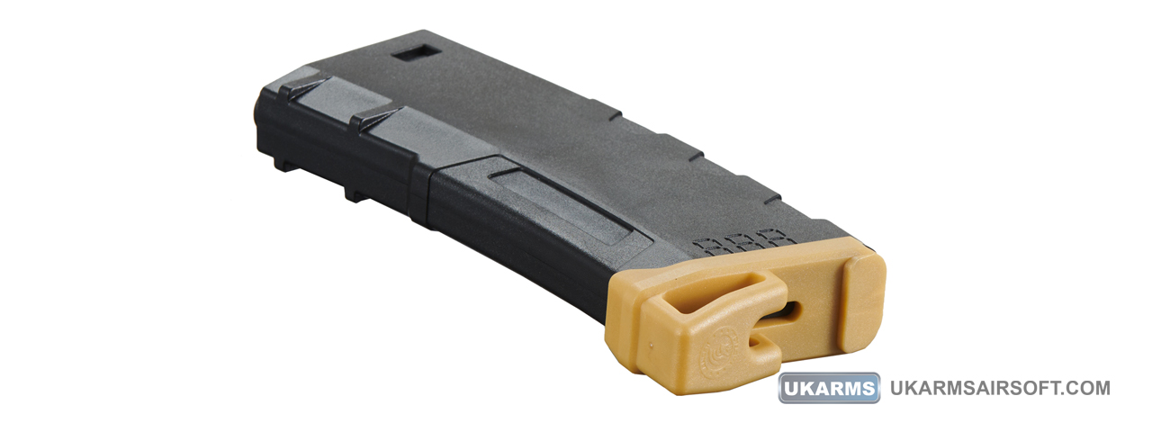 Lancer Tactical 140 Round High Speed Mid-Cap Magazine (Color: Black & Gold) - Click Image to Close