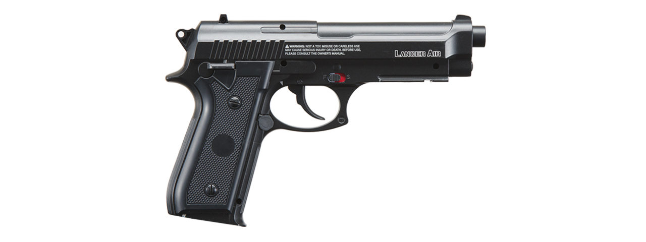 Lancer Air Saber X92 Full Metal Airgun Pistol - Click Image to Close