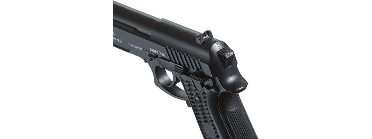 Lancer Air Saber X92 Full Metal Airgun Pistol - Click Image to Close