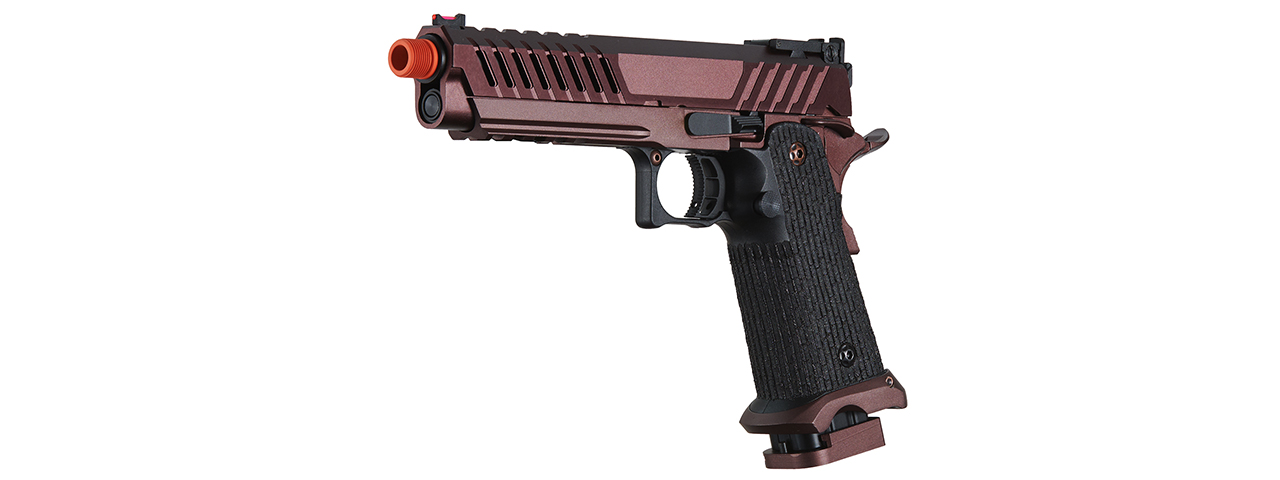 Lancer Tactical Knightshade Hi-Capa Gas Blowback Airsoft Pistol (Color: Black & Bronze)