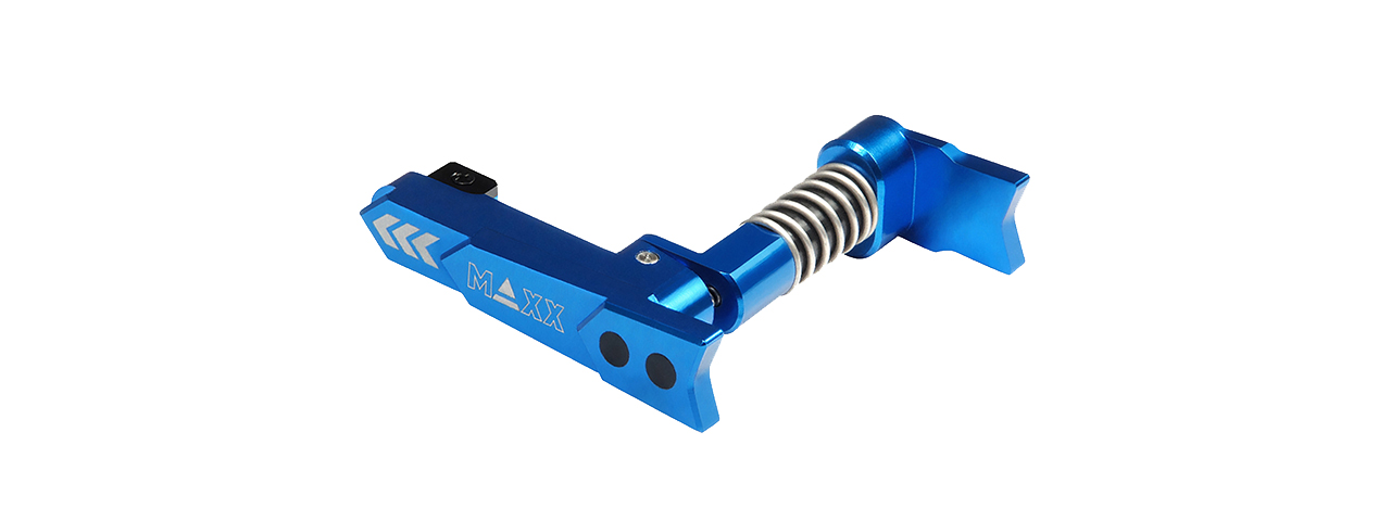 Maxx Model CNC Aluminum Advanced Magazine Release (Style A)(Blue)