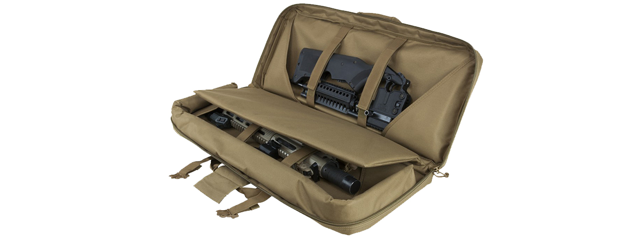 NcStar 28" Deluxe Subgun AR & AK Pistol Case (Tan)