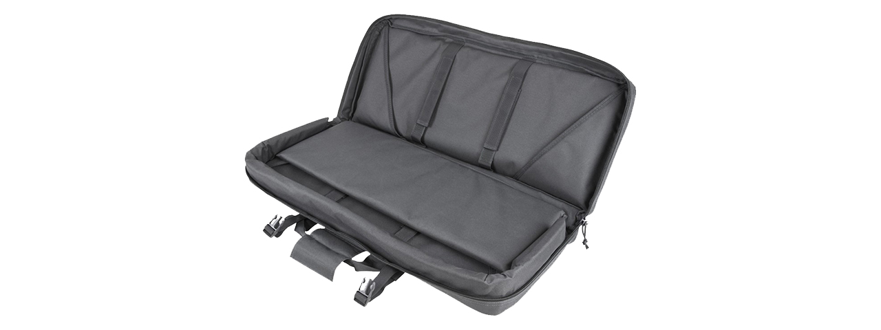 NcStar 28" Deluxe Subgun, AR, & AK Pistol Case - Urban Gray