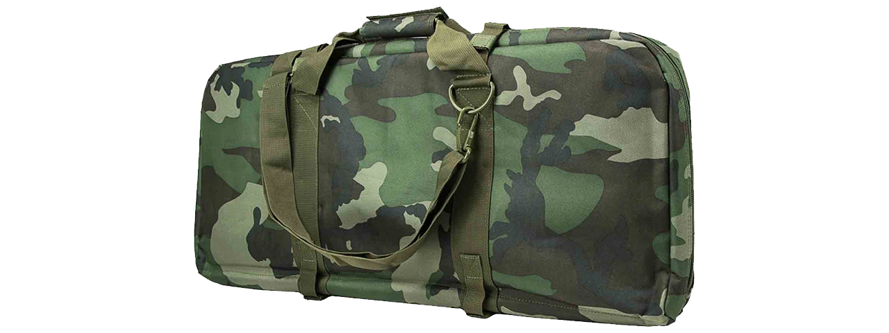 NcStar 28" Deluxe Subgun AR & AK Pistol Case (Woodland) - Click Image to Close