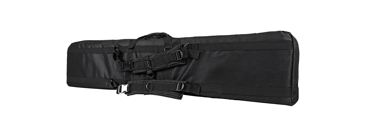 NcStar 55" Double Carbine Case - Black - Click Image to Close