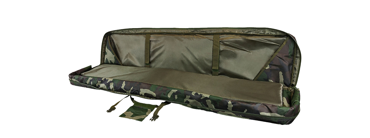 NcStar 55" Double Carbine Case - Woodland Camo - Click Image to Close