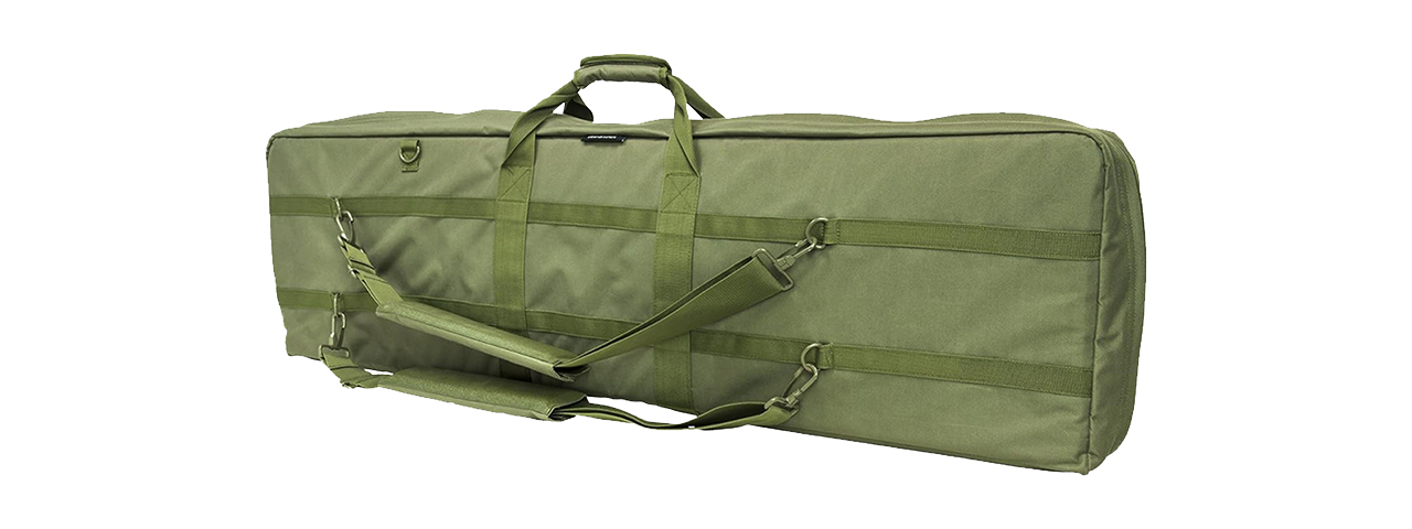 NcStar 45in Double Rifle Case - OD Green - Click Image to Close
