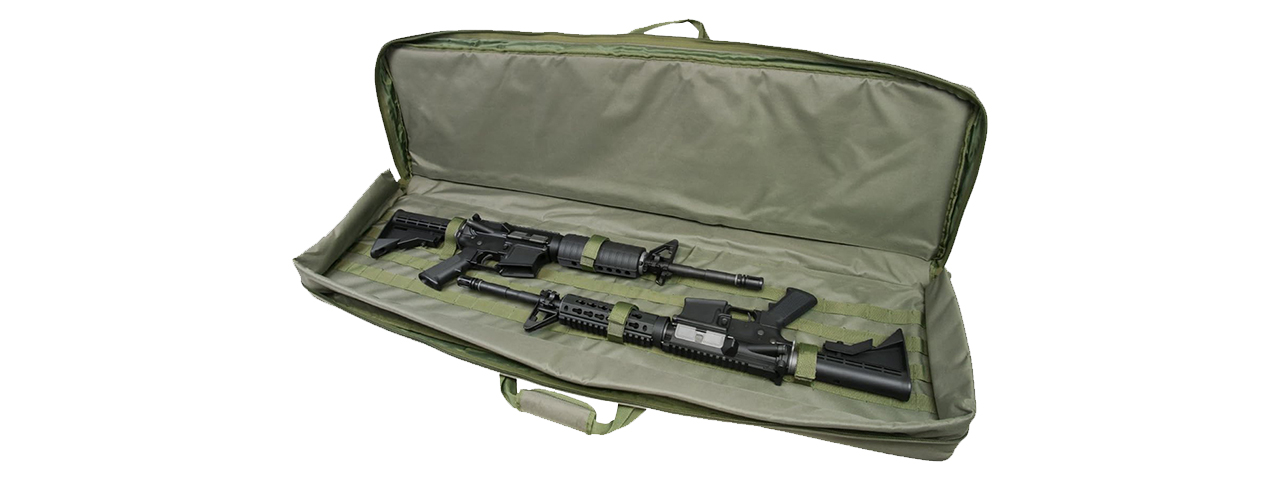 NcStar 45in Double Rifle Case - OD Green