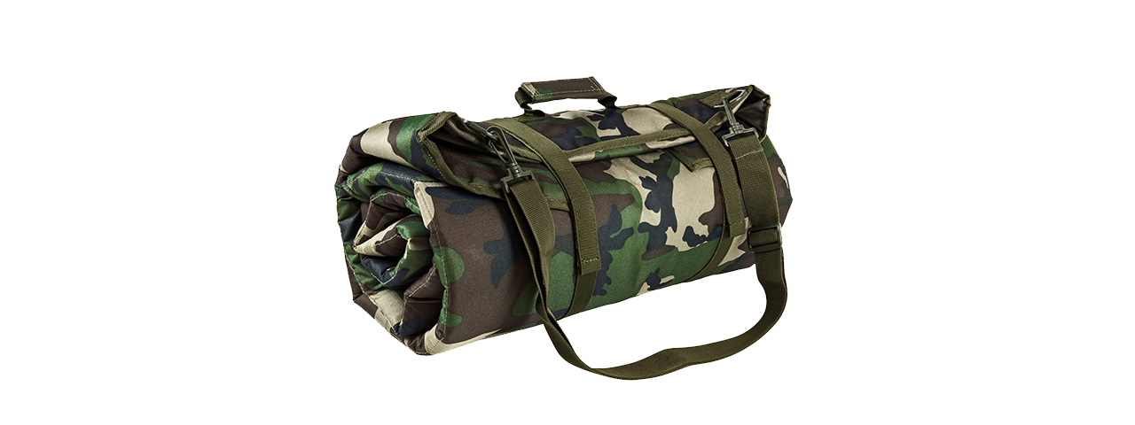 NcStar Roll Up Shooting Mat - M81 Woodland Camo