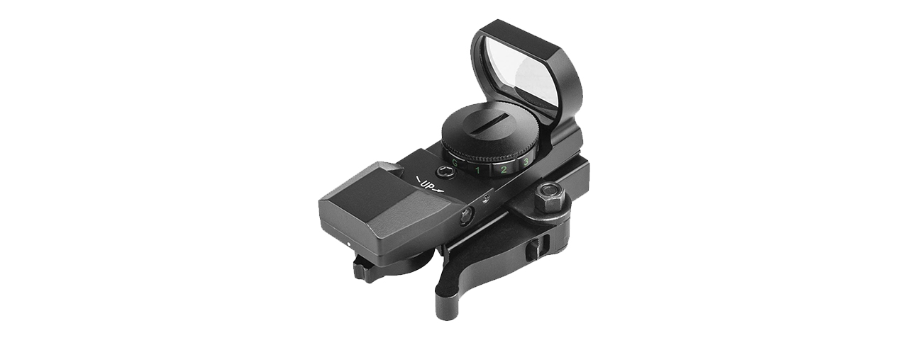 NcStar Red & Green Reflex Sight with 4 Reticles - Black - Click Image to Close