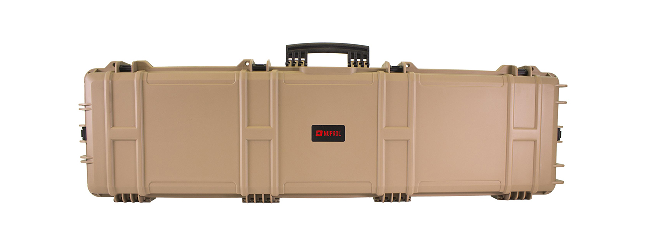 Nuprol Heavy Duty XL Hard Case 54" with Pick and Pluck Foam - Tan