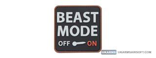 "Beast Mode On" PVC Morale Patch