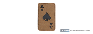 Reflective Poker Ace Morale Patch (Color: Tan)