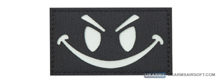 Reflective Evil Smiley Glow in the Dark Morale Patch