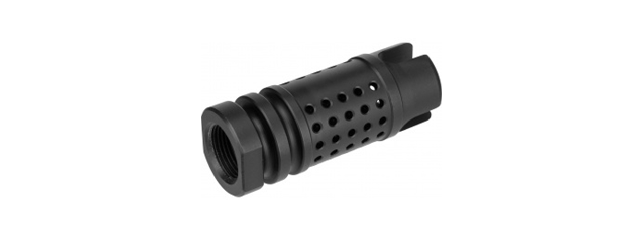 PTS SYNDICATE AIRSOFT GRIFFIN M4SD-II FLASH COMPENSATOR - 14MM CW - Click Image to Close
