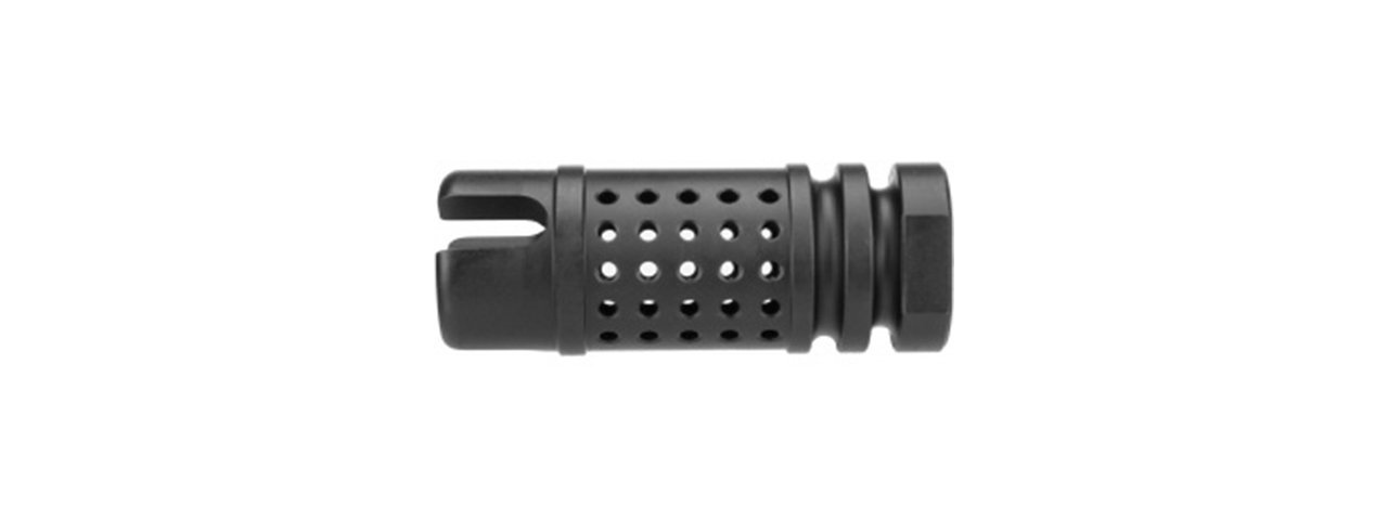 PTS SYNDICATE AIRSOFT GRIFFIN M4SD-II FLASH COMPENSATOR - 14MM CW - Click Image to Close