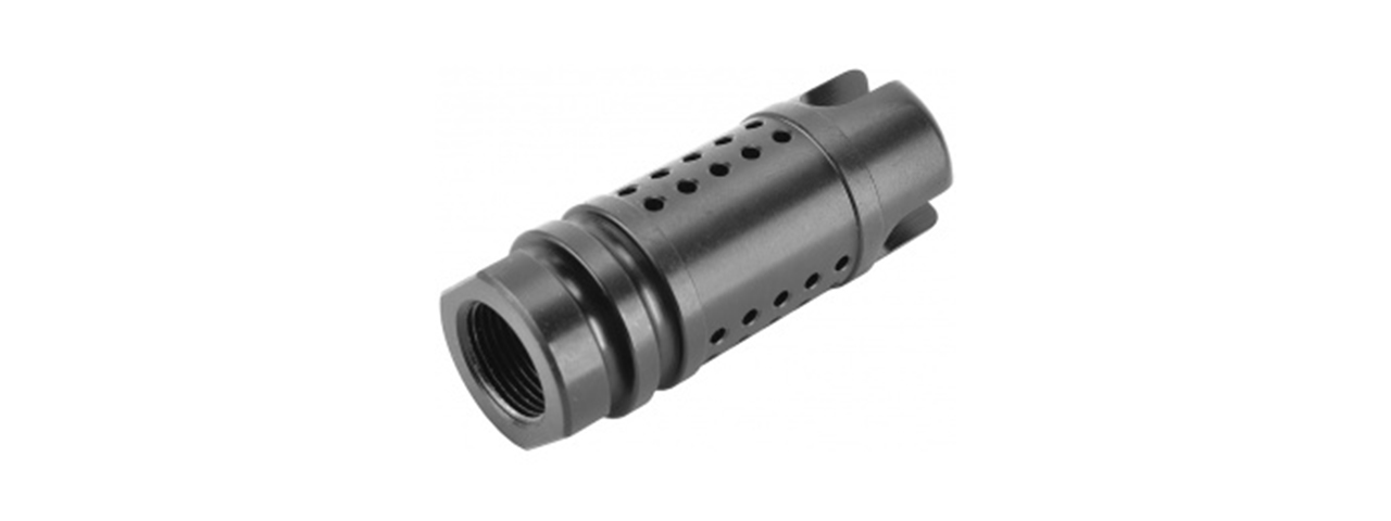 PTS GRIFFIN ARMAMENT M4SDII 14MM CCW AIRSOFT FLASH COMPENSATOR - Click Image to Close