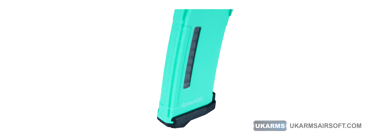 PTS x SpeedQB EPM Magazines for Airsoft M4 AEG Rifles (Color: Teal)